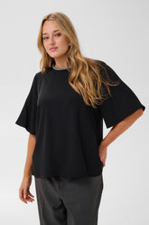 Kaffe Curve Alie Blouse in Black 