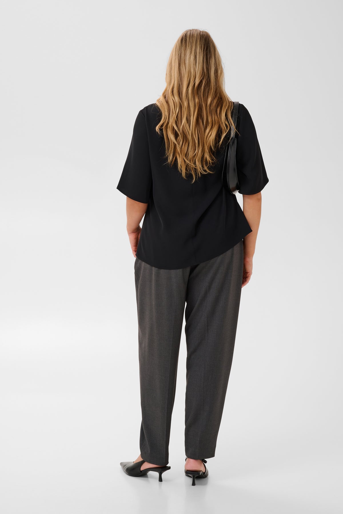 Kaffe Curve Alie Blouse in Black 