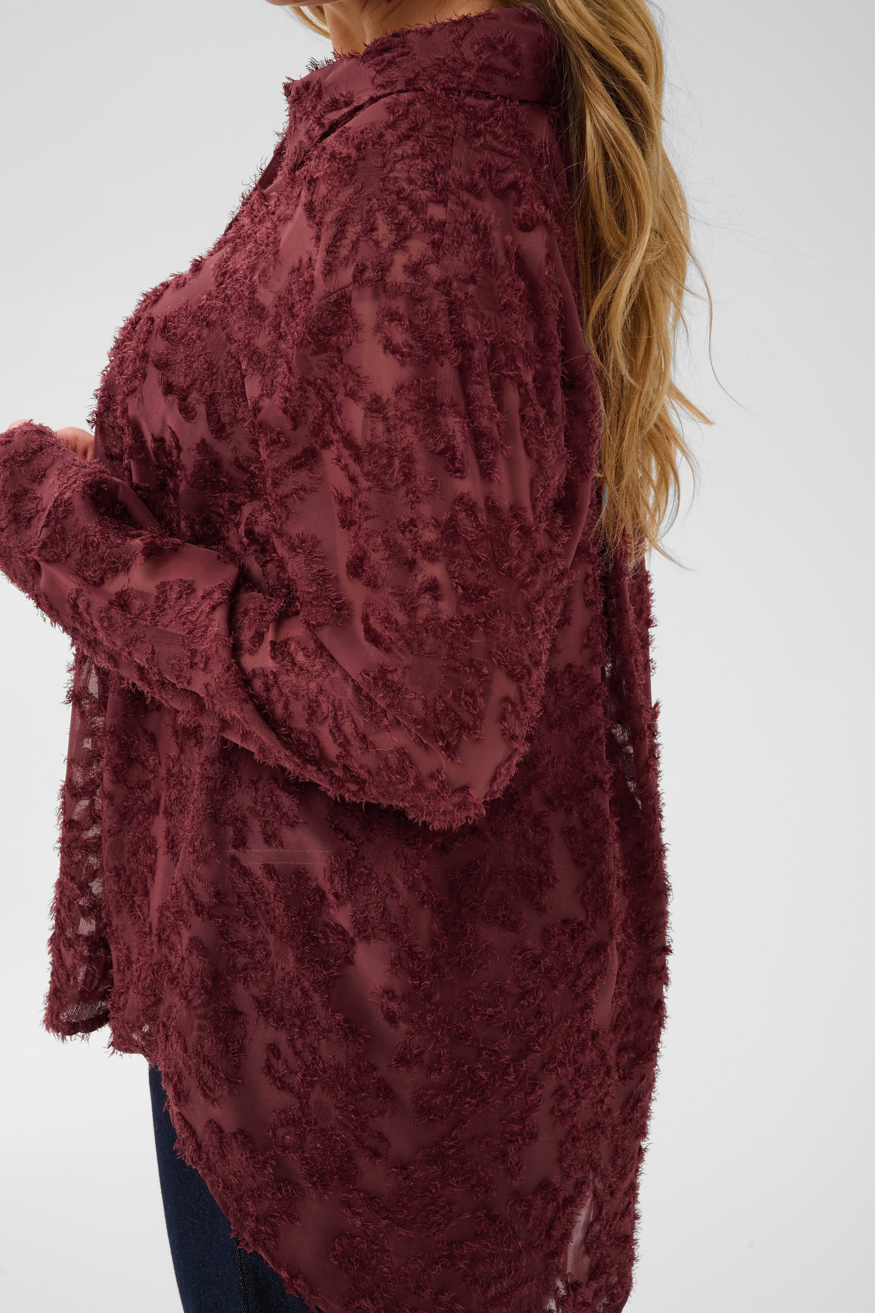 Kaffe Curve Alie Shirt in Port 