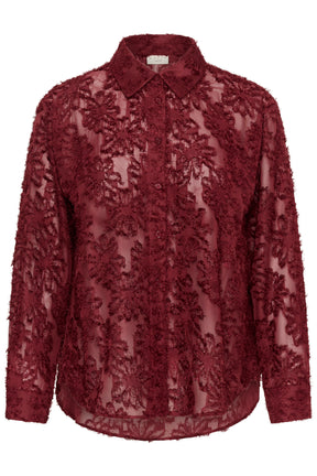 Kaffe Curve Alie Shirt in Port 
