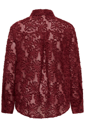 Kaffe Curve Alie Shirt in Port 