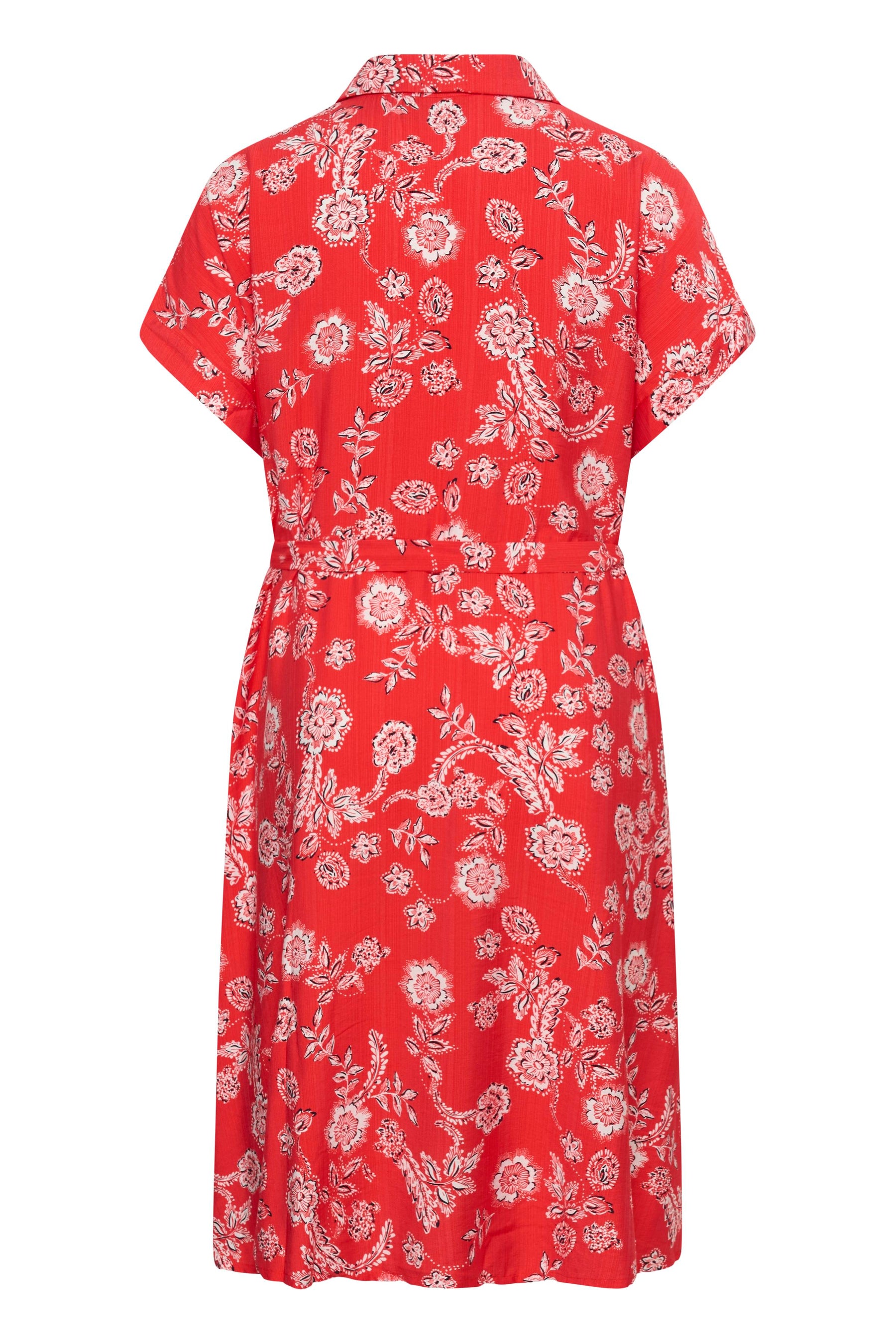 Kaffe Curve Anima Dress in Red 