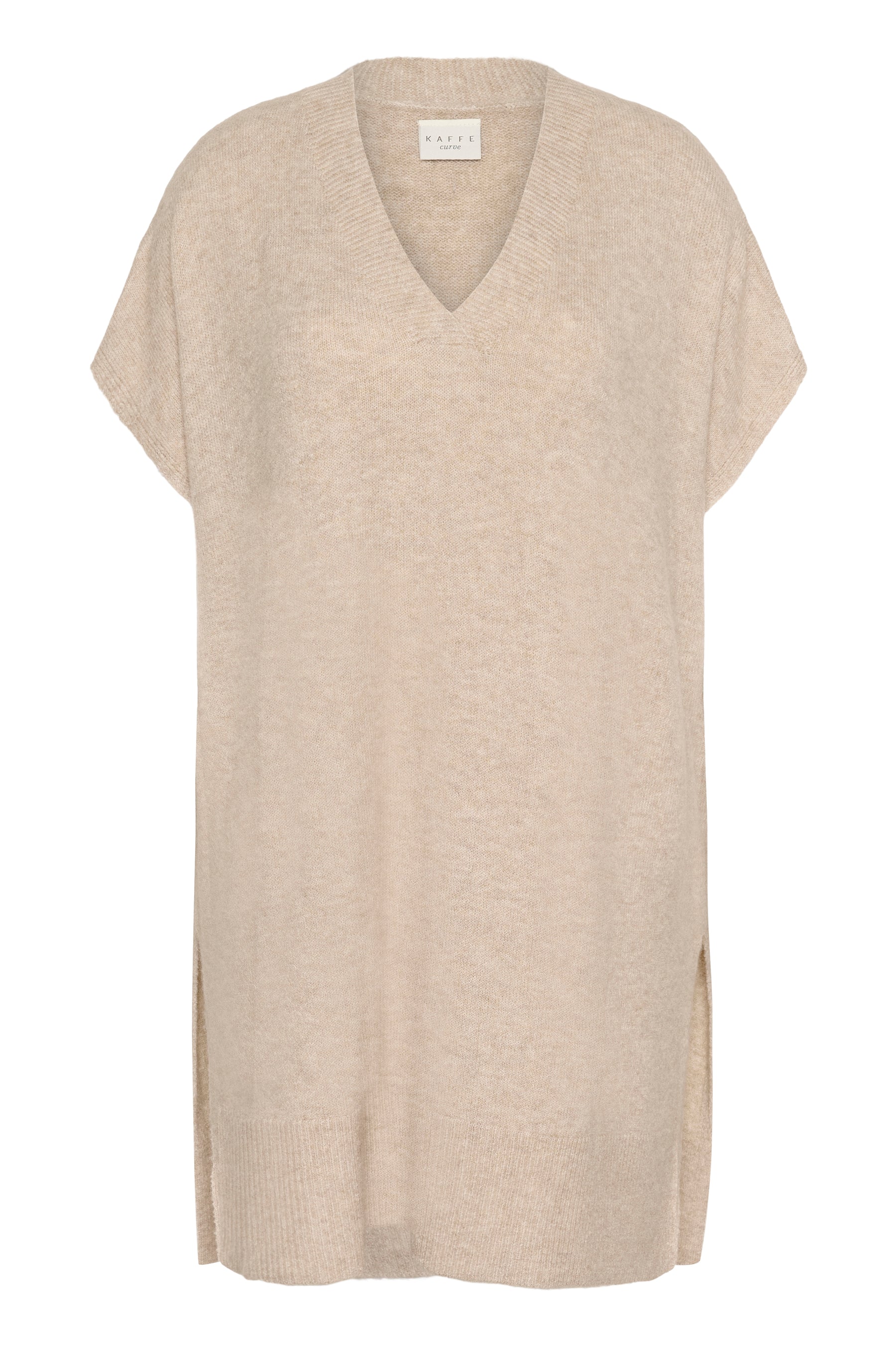 Kaffe Curve Annett Poncho in Beige