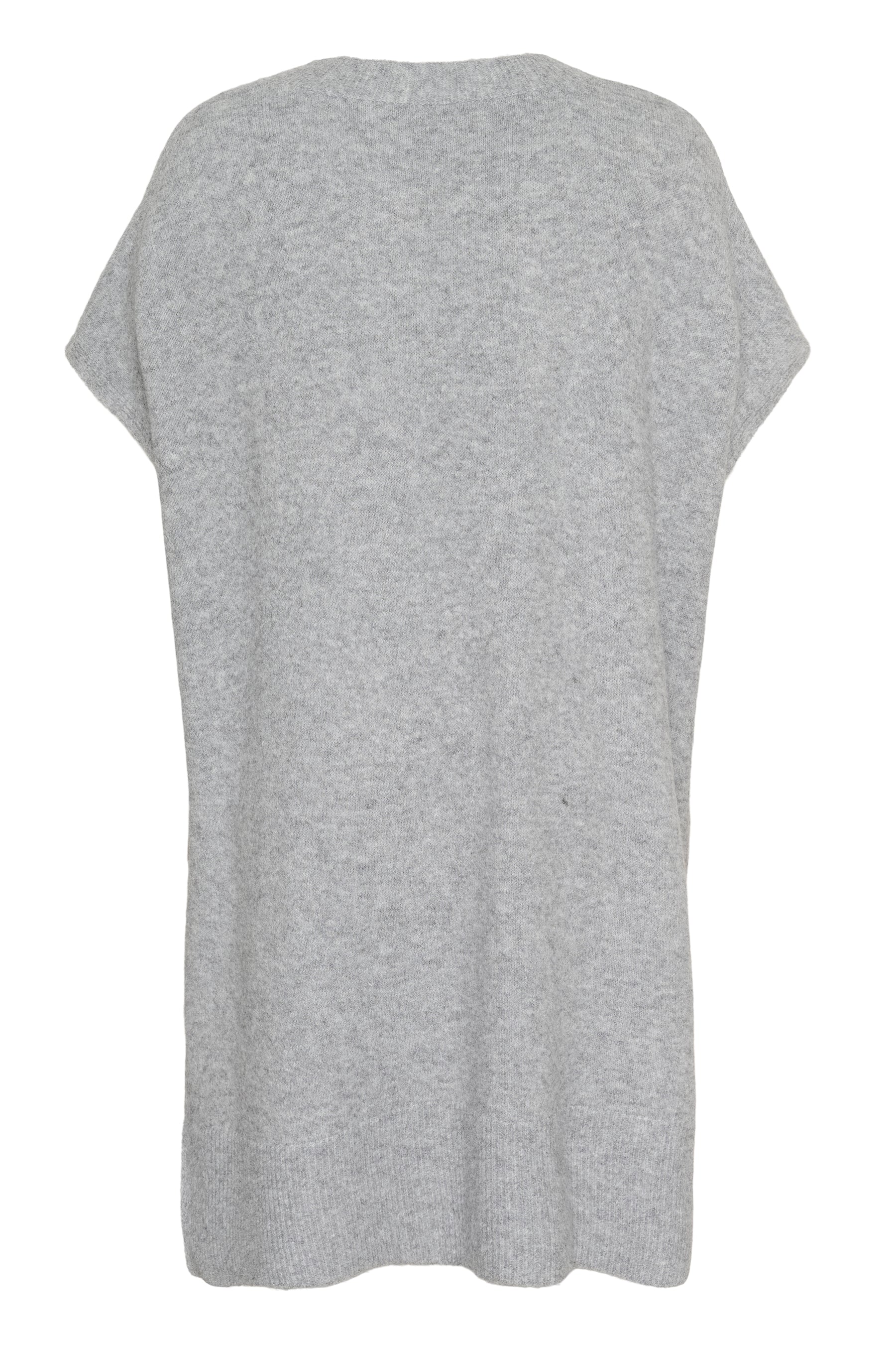 Kaffe Curve Annett Poncho in Light Grey