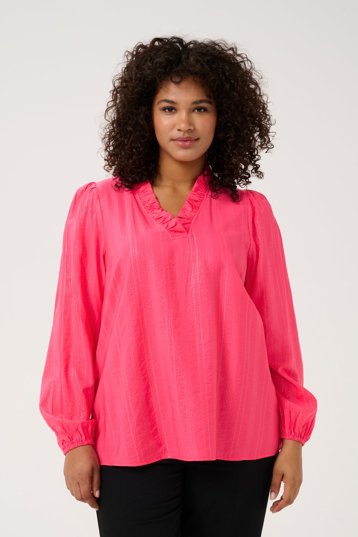 Kaffe Curve Anni Blouse in Pink