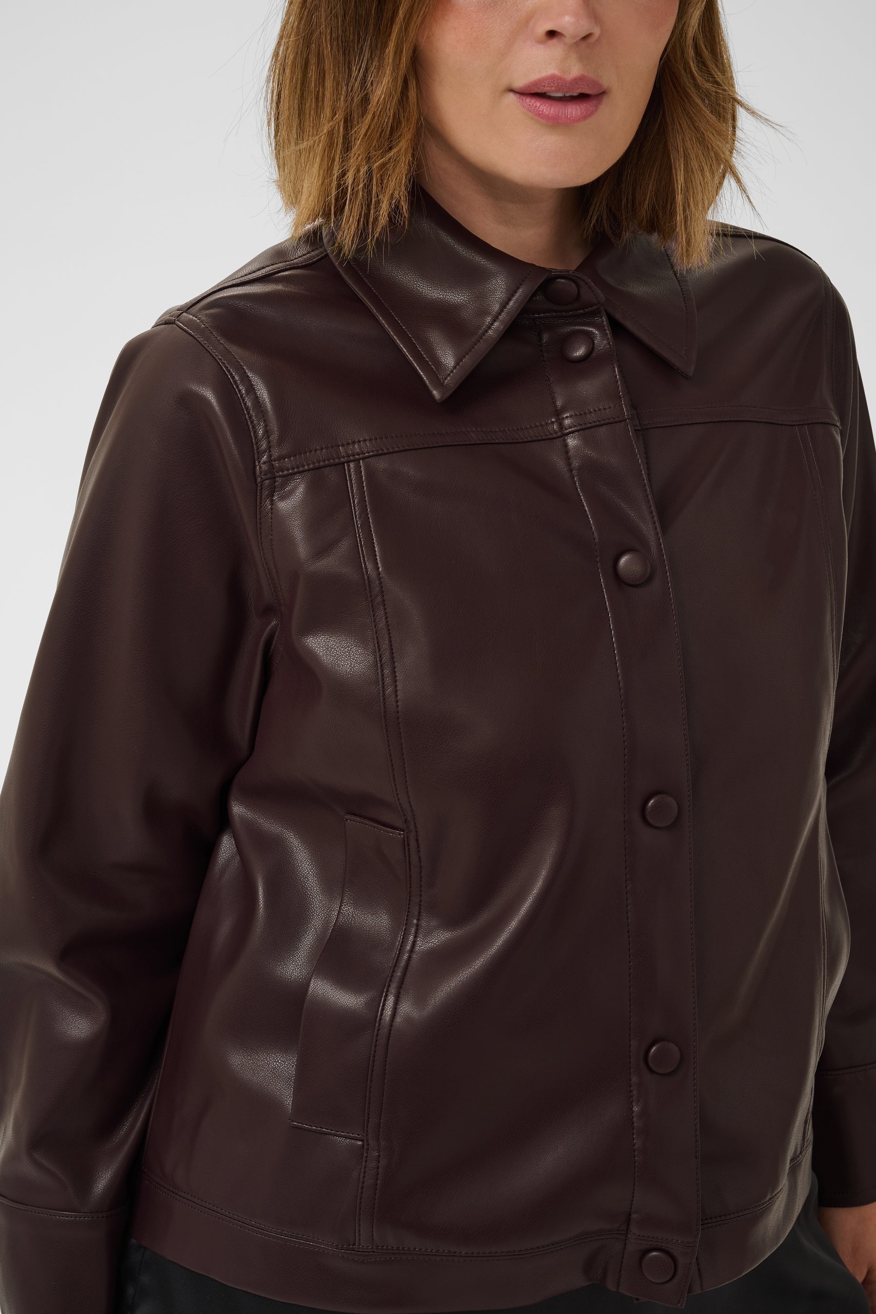 Kaffe Curve Arensa Jacket in Fudge