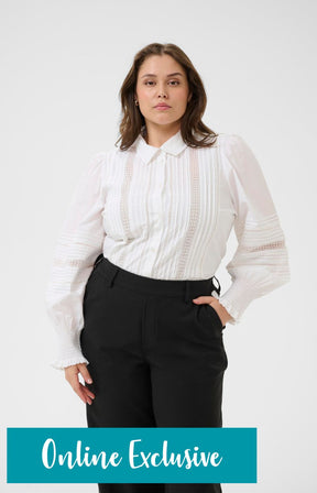 Kaffe Curve Belli White Shirt