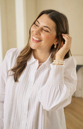 Kaffe Curve Belli White Shirt