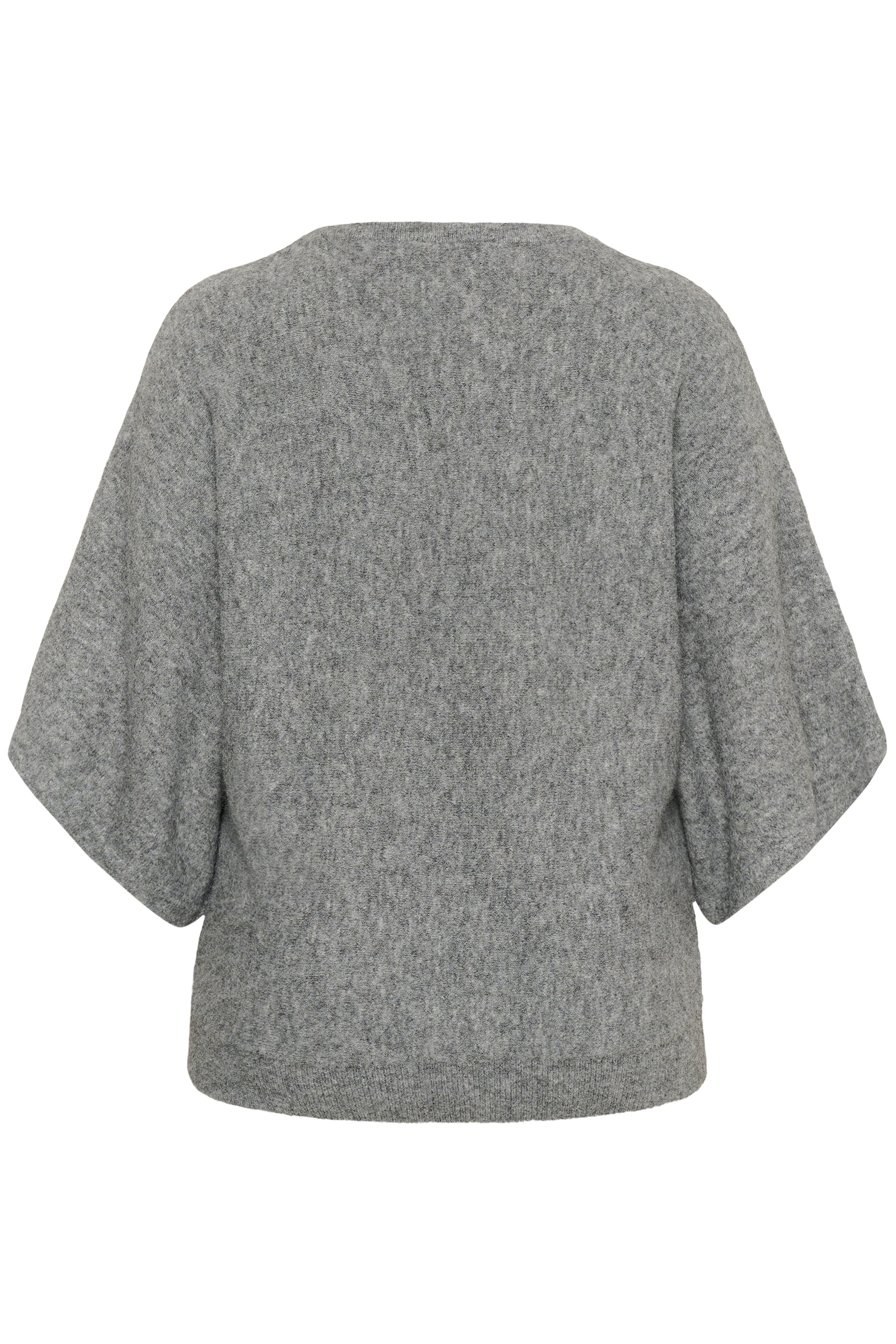 Kaffe Curve Bettie Knit Top in Grey 