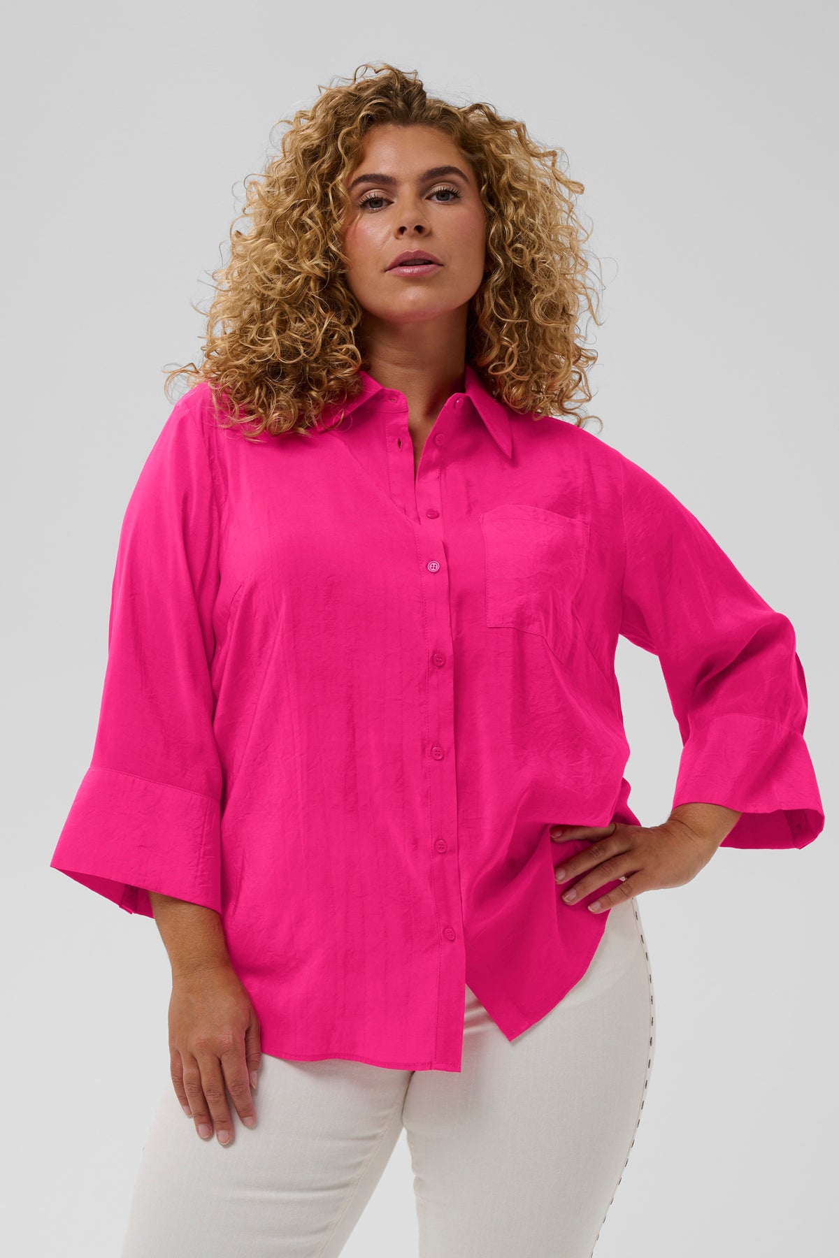 Kaffe Curve Birgit Shirt in Pink 