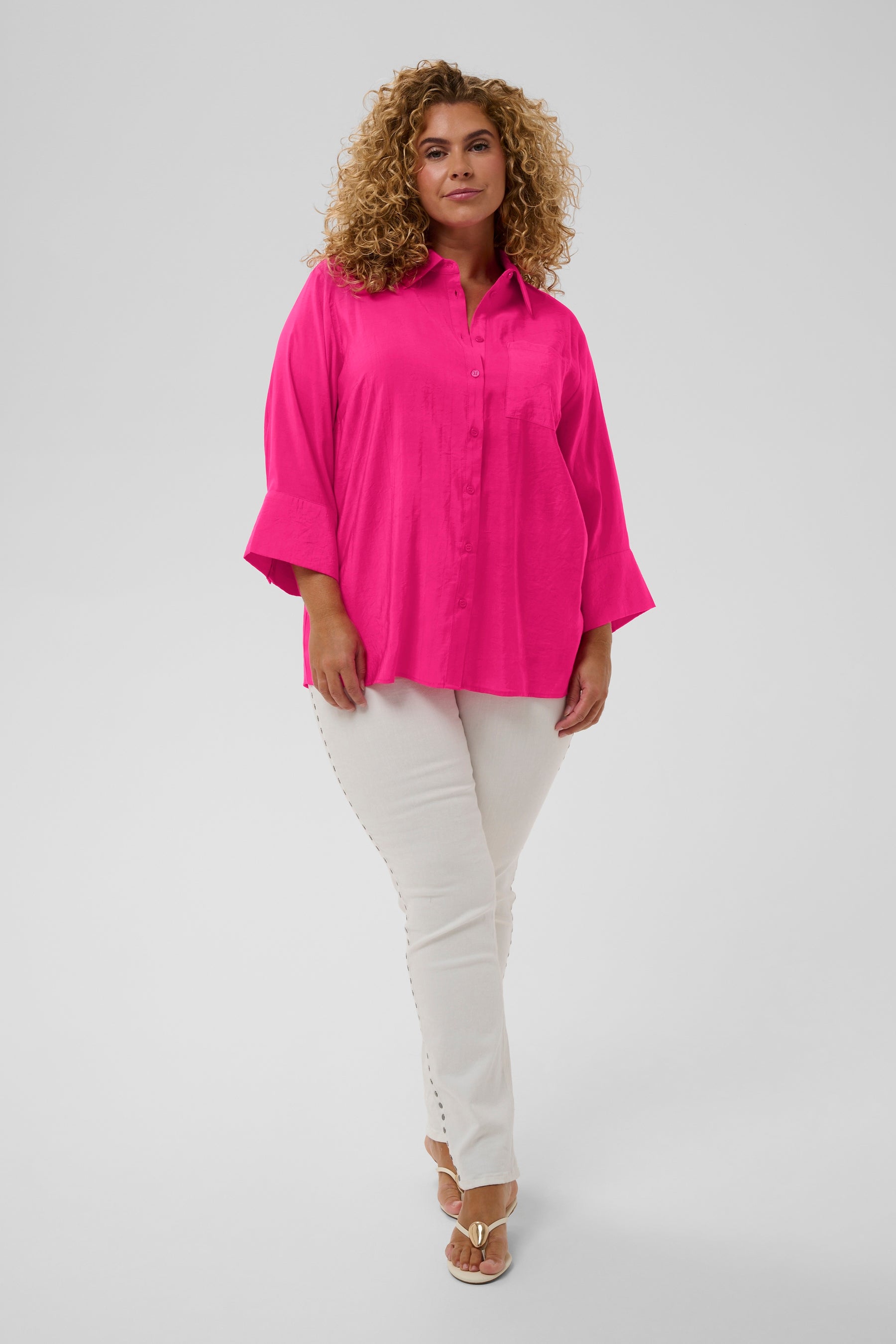 Kaffe Curve Birgit Shirt in Pink 