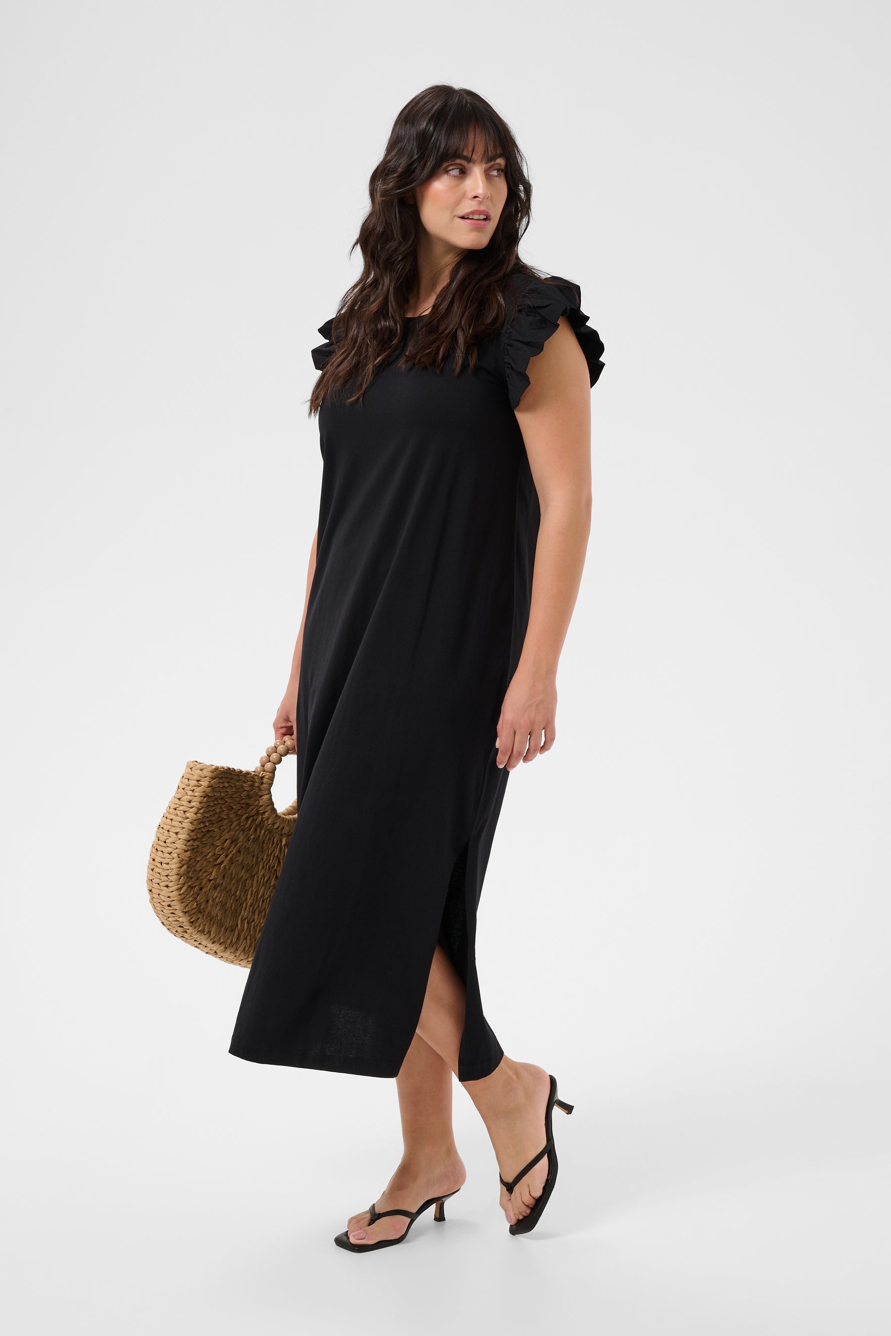 Kaffe Curve Caline Dress in Black 