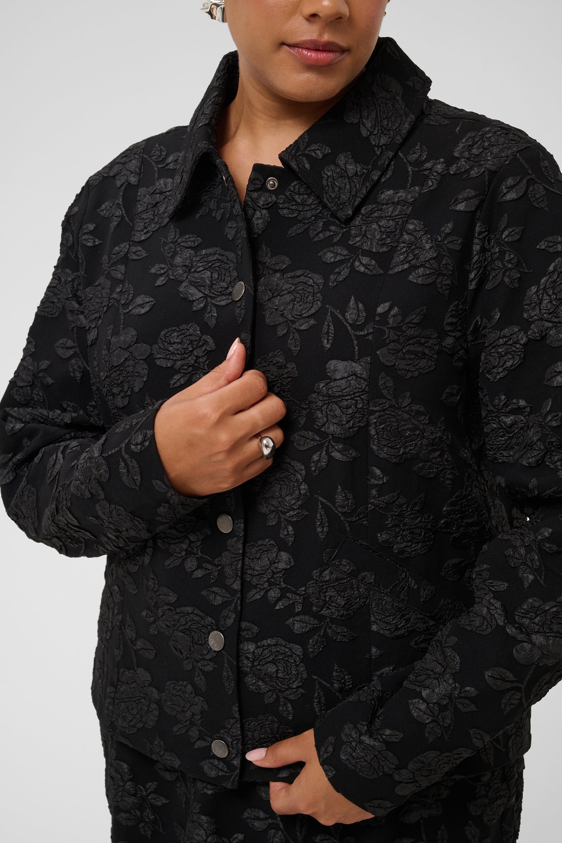 Kaffe Curve Camina Jacket in Black 