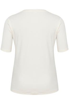 Kaffe Curve Carina T-Shirt in White