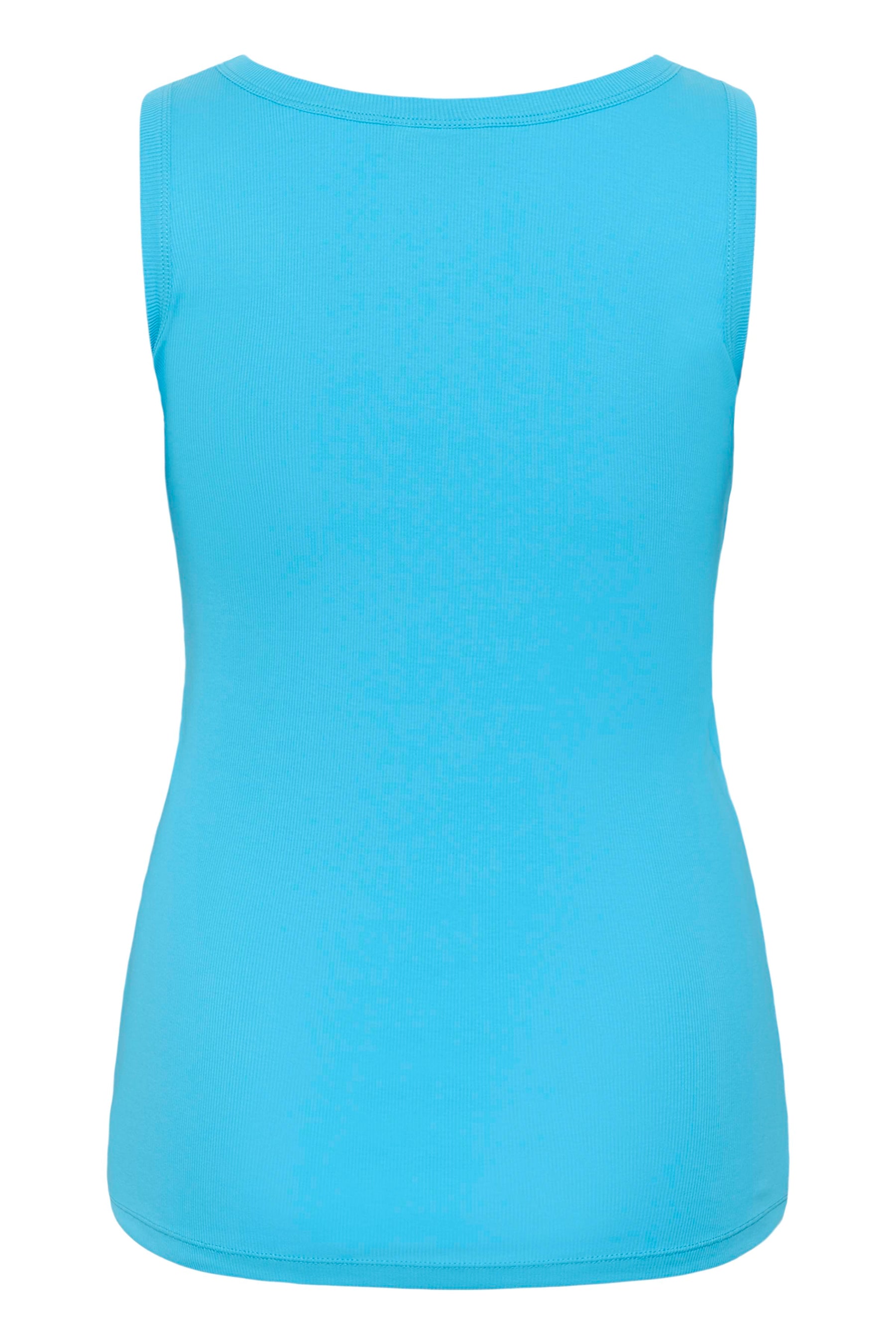 Kaffe Curve Carina Vest Top in Aquarius 