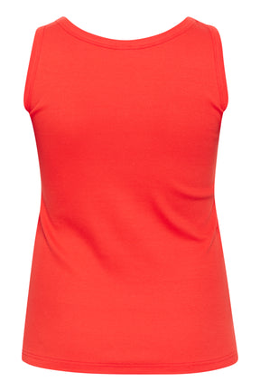 Kaffe Curve Carina Vest Top in Orange