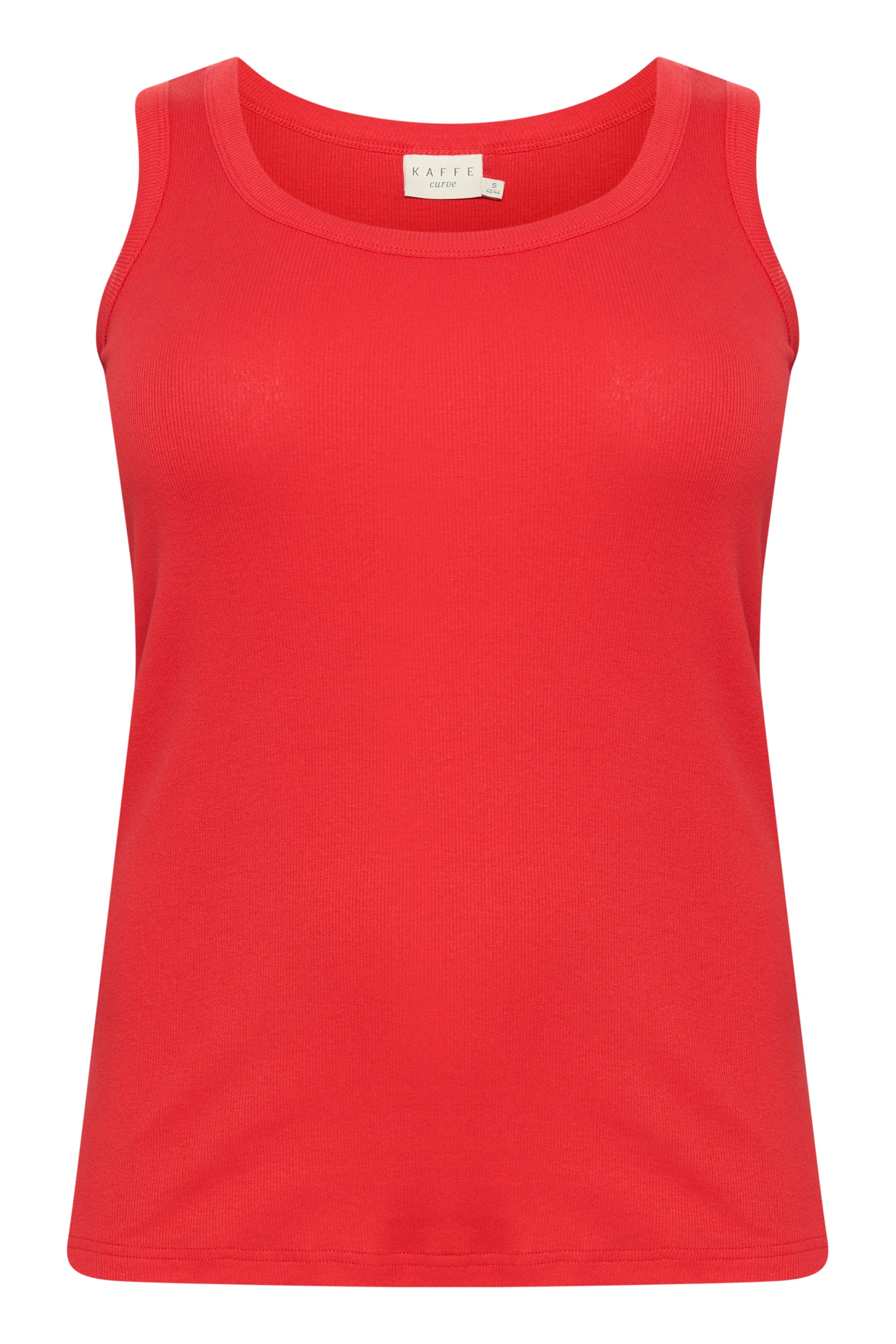 Kaffe Curve Carina Vest Top in True Red 