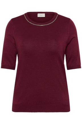 Kaffe Curve Carla Knit in Wine