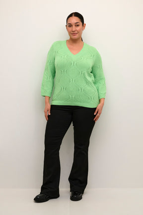 Kaffe Curve Carlie Jumper in Green