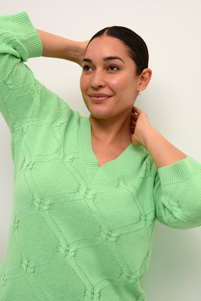Kaffe Curve Carlie Jumper in Green