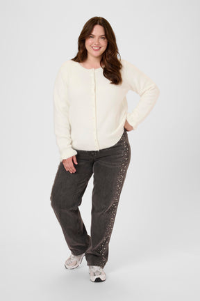 Kaffe Curve Cirsten Cardigan in White