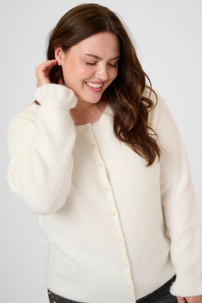 Kaffe Curve Cirsten Cardigan in White