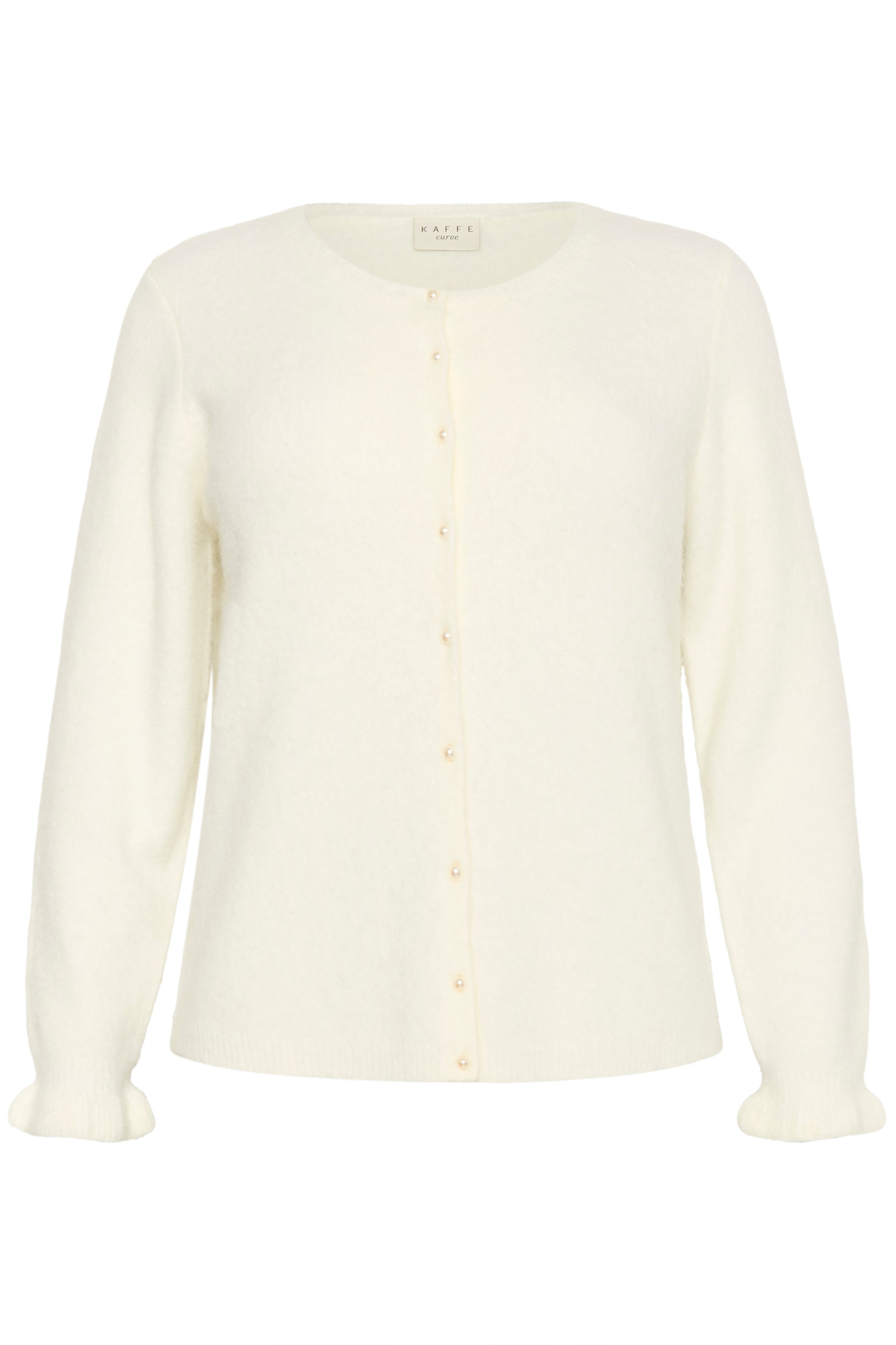 Kaffe Curve Cirsten Cardigan in White