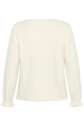 Kaffe Curve Cirsten Cardigan in White