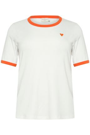 Kaffe Curve Cliana T-Shirt in Orange