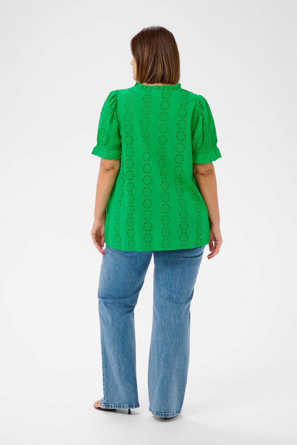 Kaffe Curve Dina Blouse in Green 
