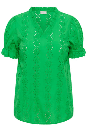 Kaffe Curve Dina Blouse in Green 