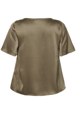 Kaffe Curve Dina Blouse in Morel