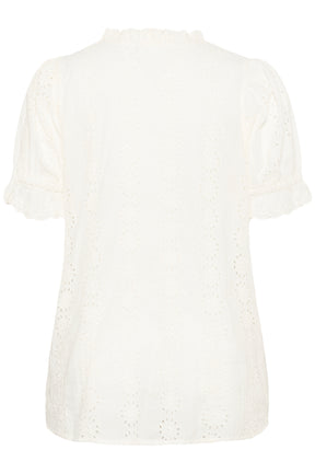 Kaffe Curve Dina Blouse in White 