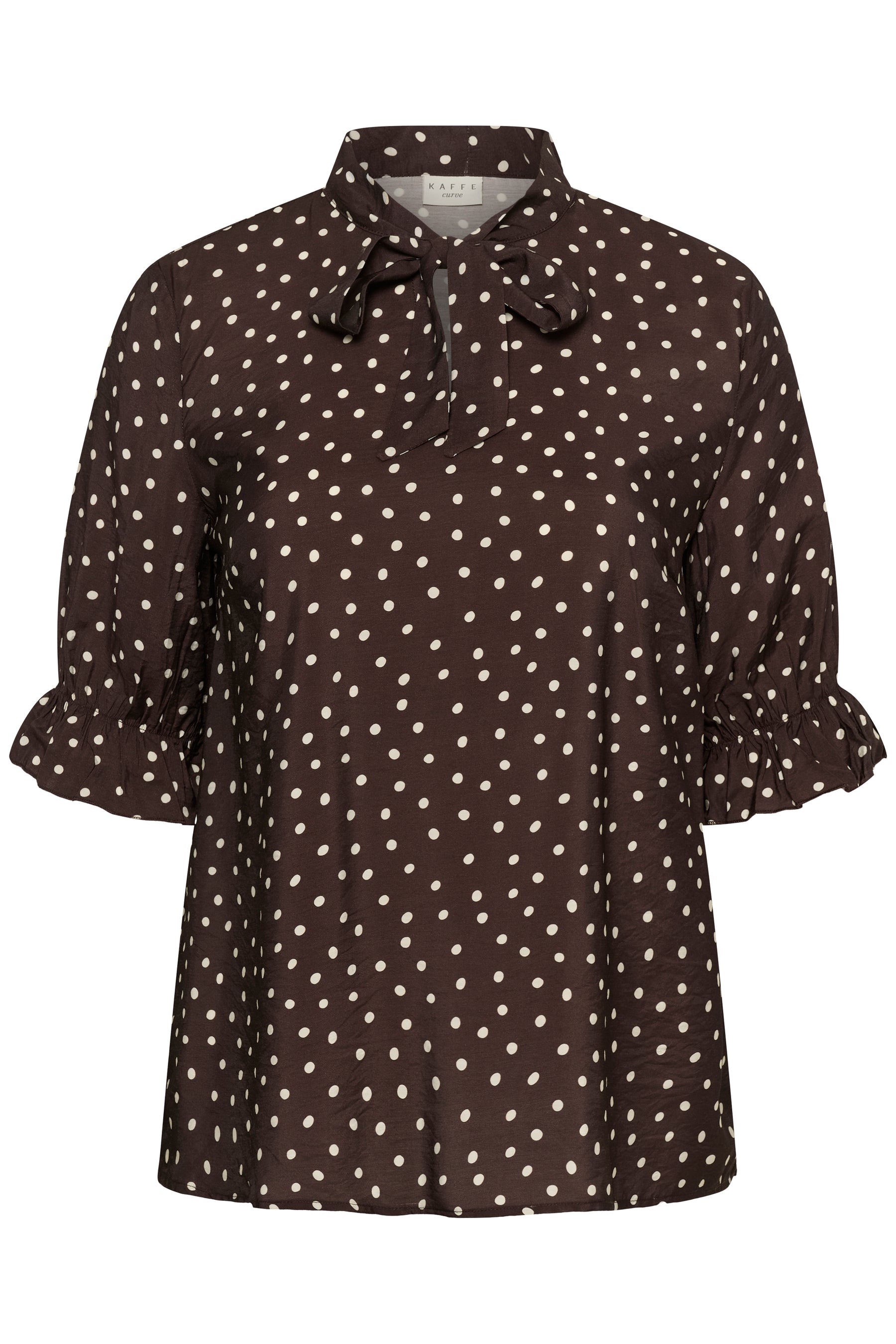Kaffe Curve Ditte Blouse in Brown 
