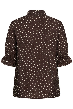 Kaffe Curve Ditte Blouse in Brown 