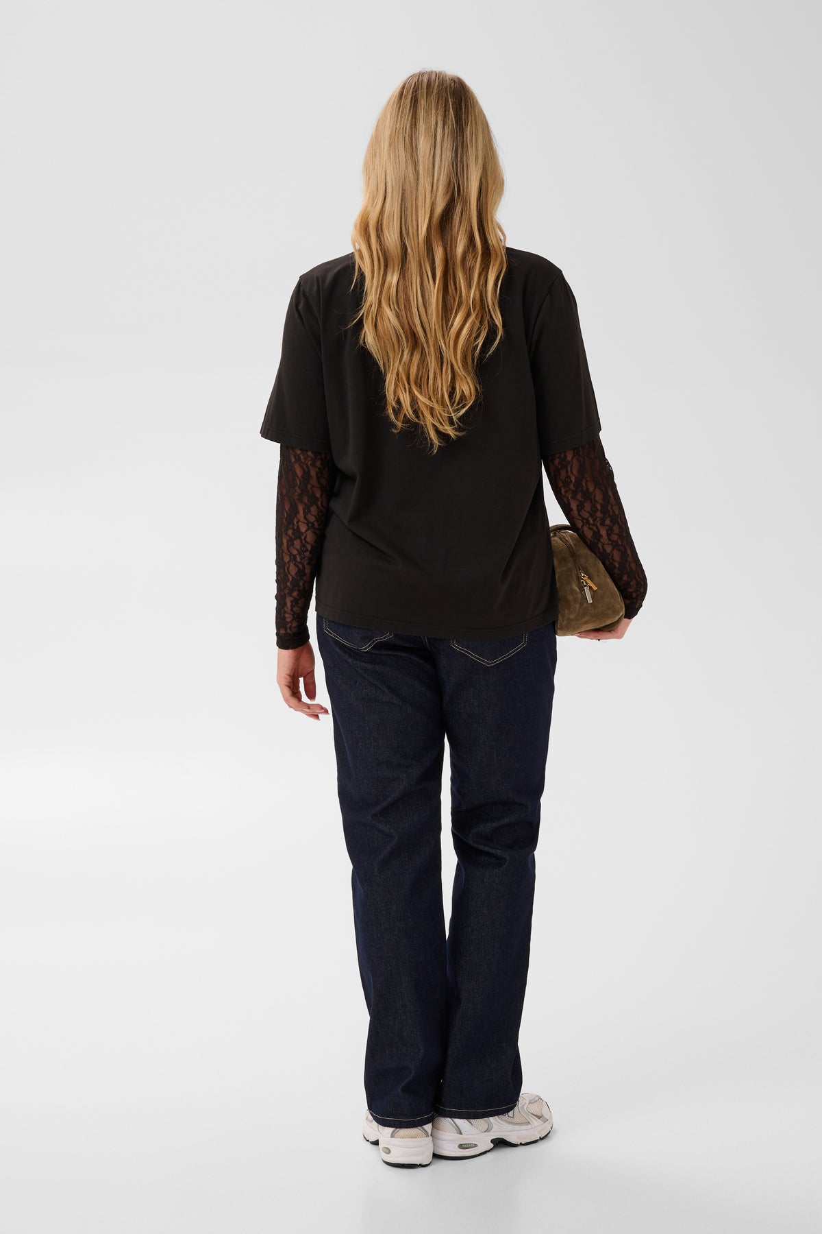 Kaffe Curve Dori T-Shirt in Black 