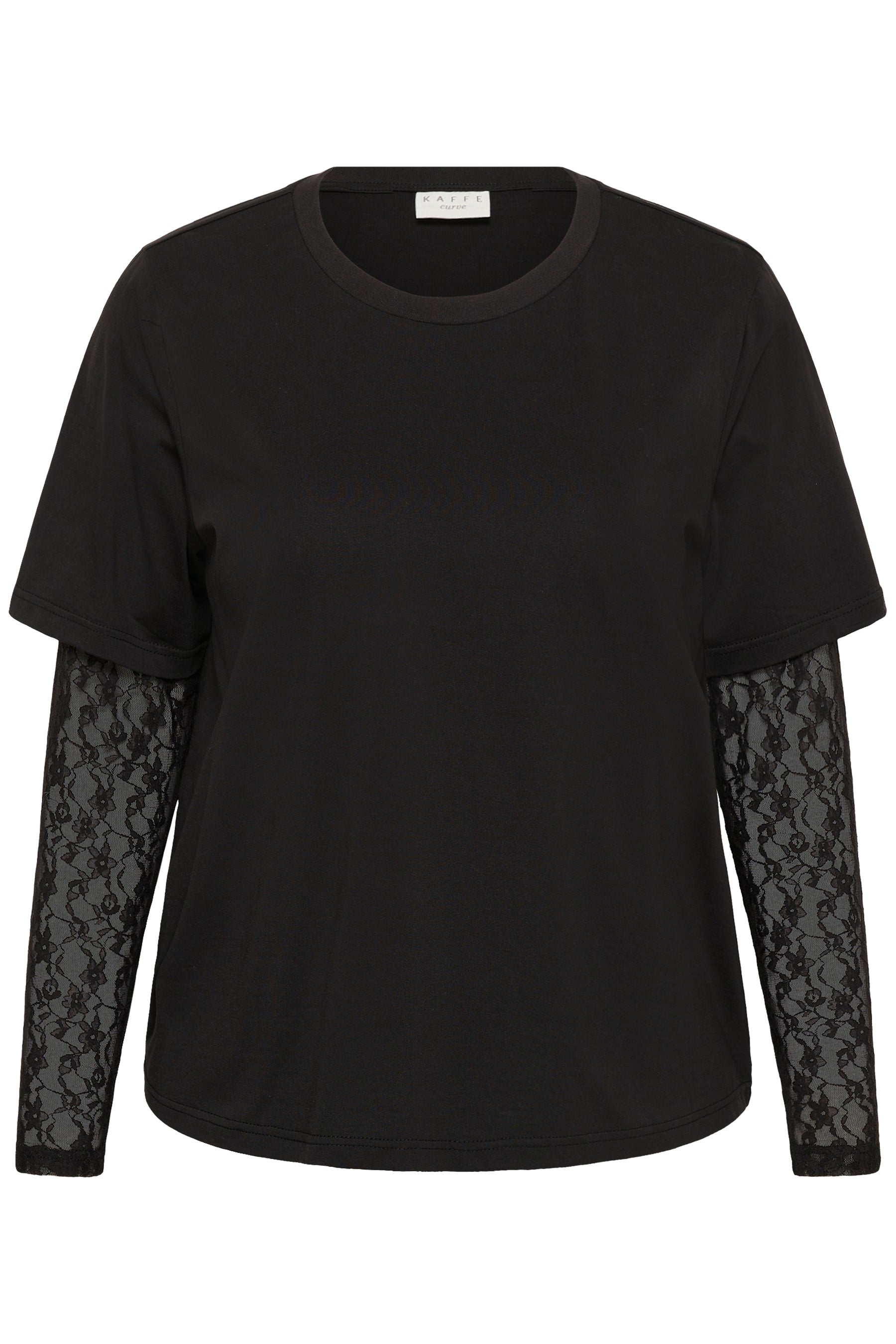 Kaffe Curve Dori T-Shirt in Black 