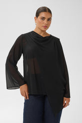 Kaffe Curve Eliana Blouse in Black 