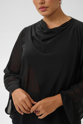Kaffe Curve Eliana Blouse in Black 