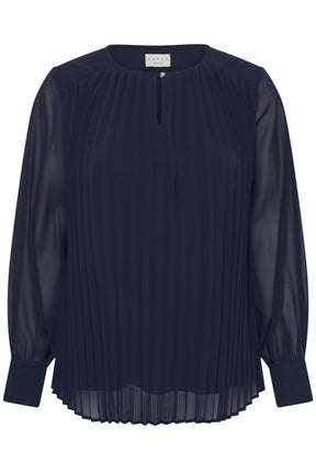 Kaffe Curve Eliana Blouse in Graphite 