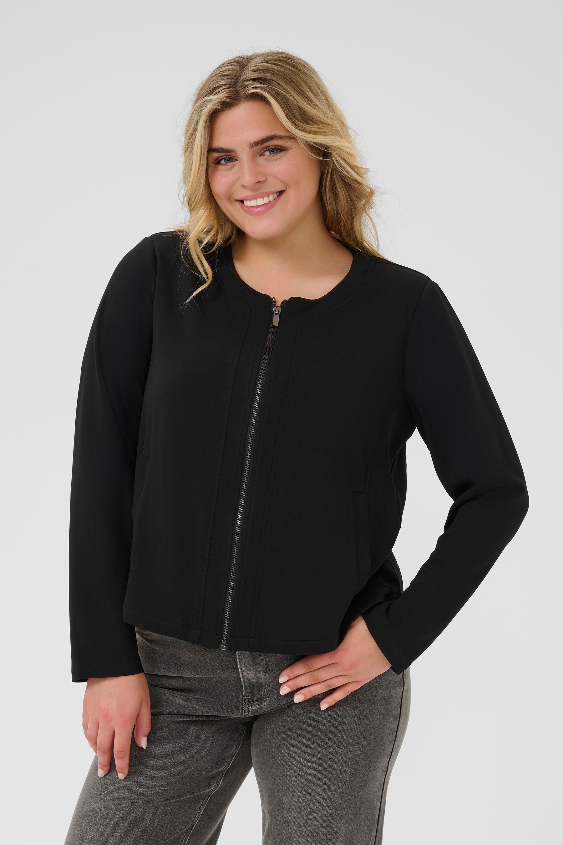 Kaffe Curve Elina Jacket in Black