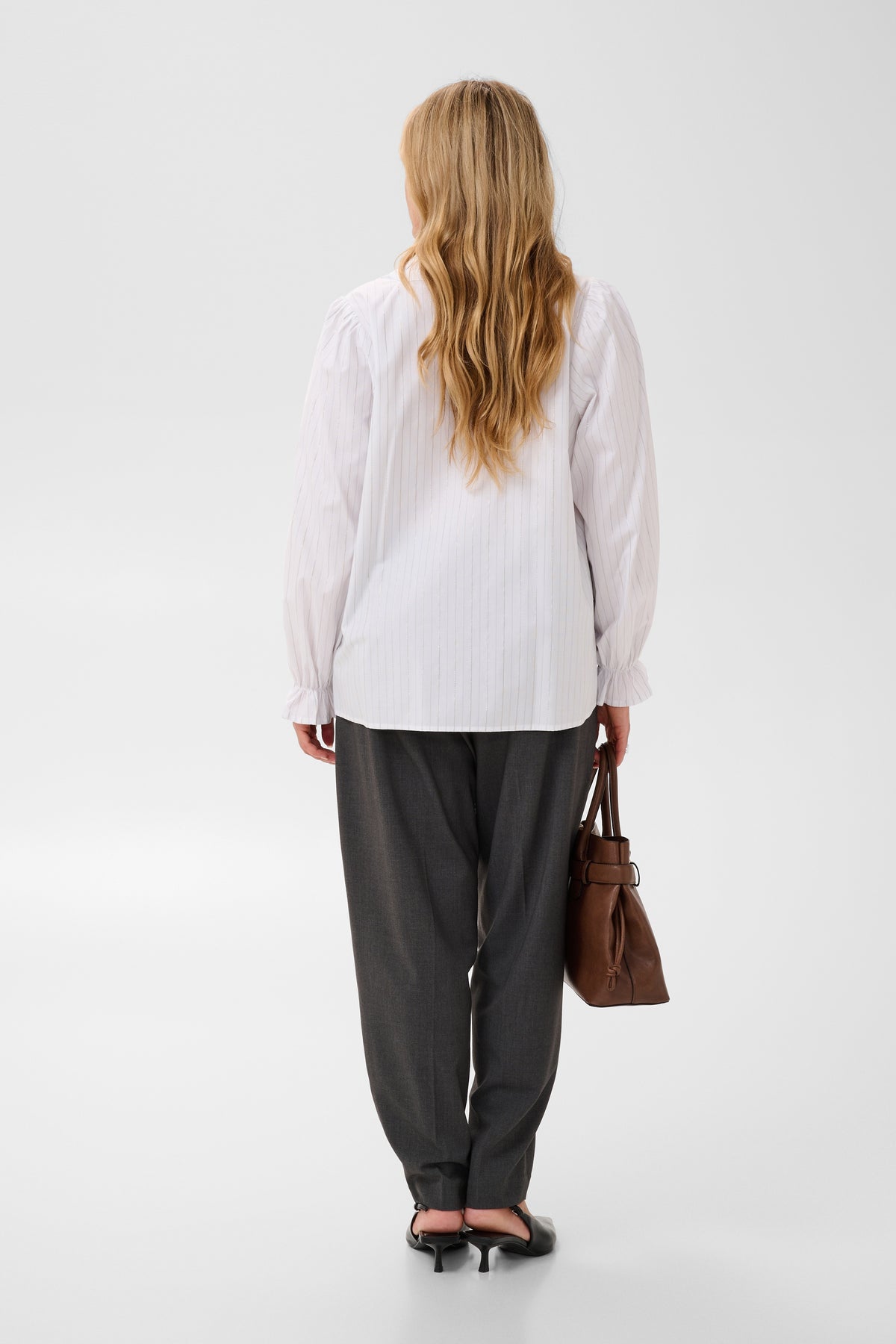 Kaffe Curve Ellia Blouse in White 