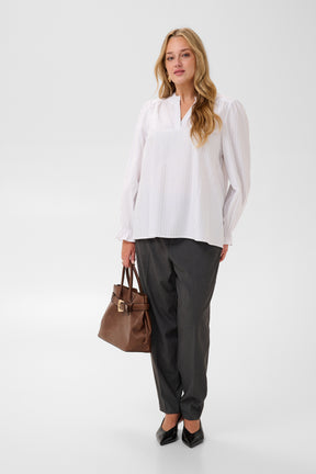 Kaffe Curve Ellia Blouse in White 