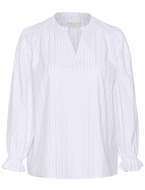 Kaffe Curve Ellia Blouse in White 