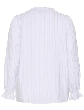 Kaffe Curve Ellia Blouse in White 