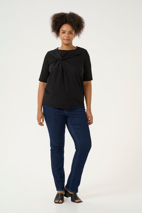 Kaffe Curve Eloisa T-Shirt in Black