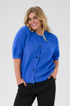 Kaffe Curve Emilia Cardigan in Blue