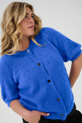 Kaffe Curve Emilia Cardigan in Blue