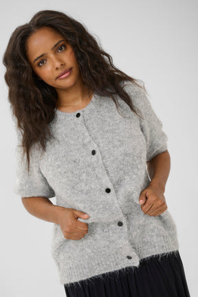 Kaffe Curve Emilia Cardigan in Grey