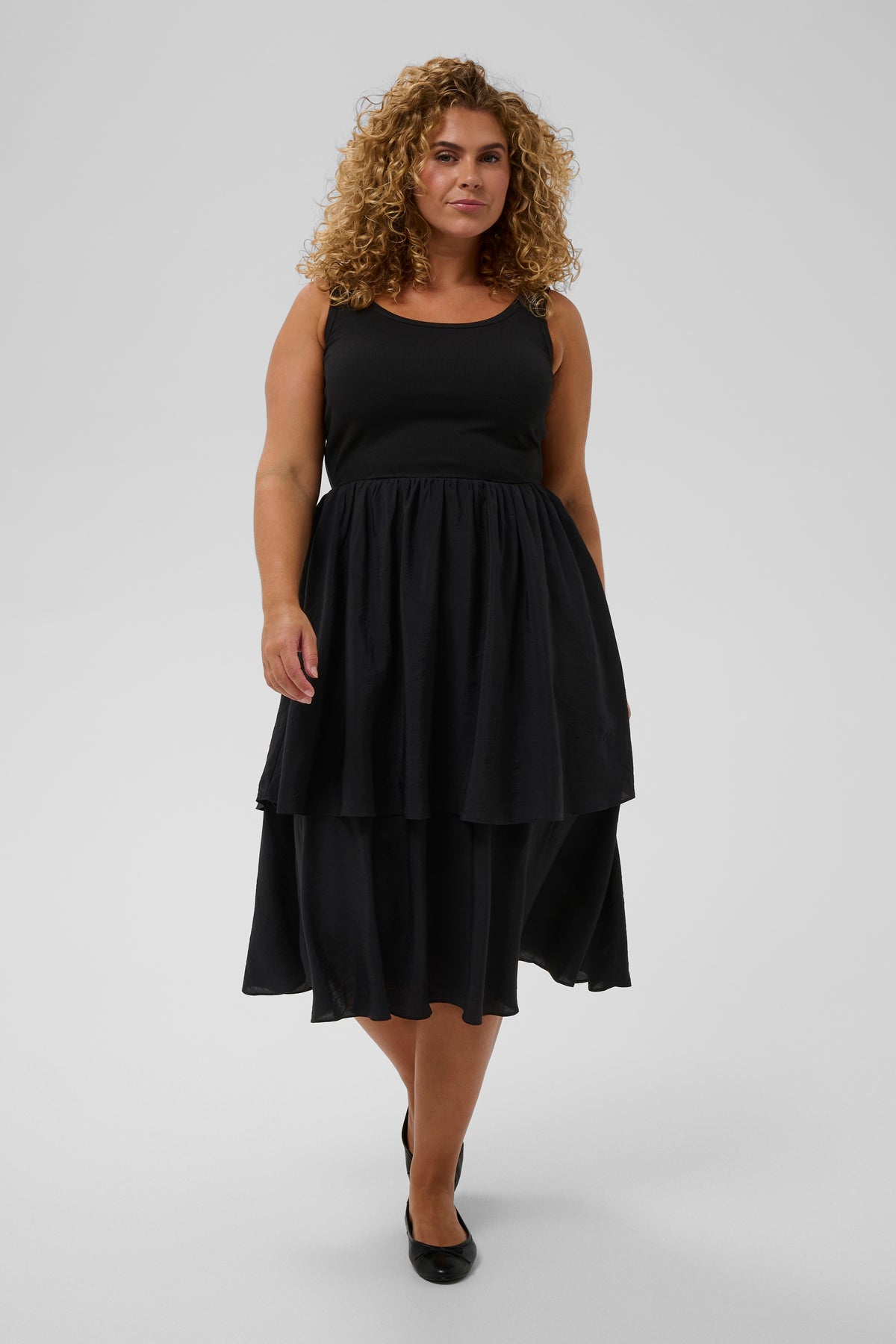 Kaffe Curve Erina Dress in Black 